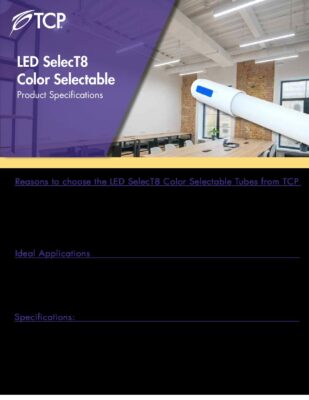 LED SelecT8 Color Selectable Type B Spec Sheet • Eagle Sensors ...